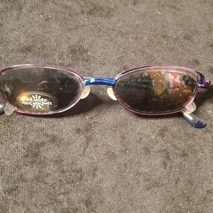 Polarized frames for glasses.  Multi metallic, purple. Revolution Eyewear
